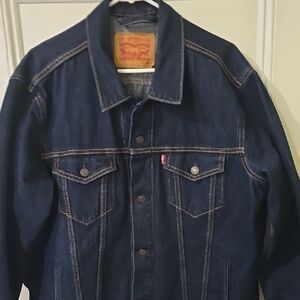 Levi's Men's Denim Jacket - Dark Blue
